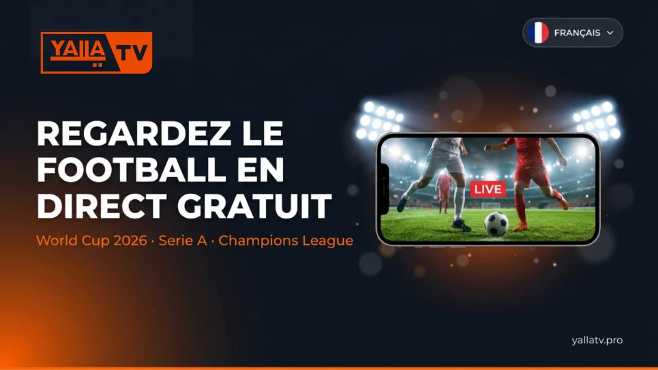 Yalla TV Senegal homepage: free alternative to Yalla Live Pro